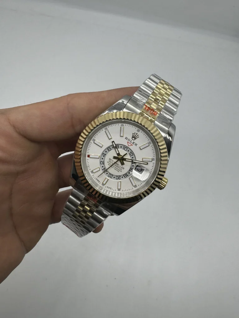 Sky-Dweller 40mm - AÇO COM DOURADO MOSTRADOR BRANCO
