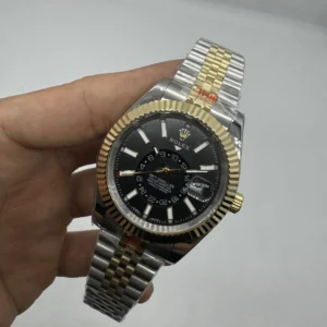Sky-Dweller 40mm - AÇO COM DOURADO MOSTRADOR PRETO
