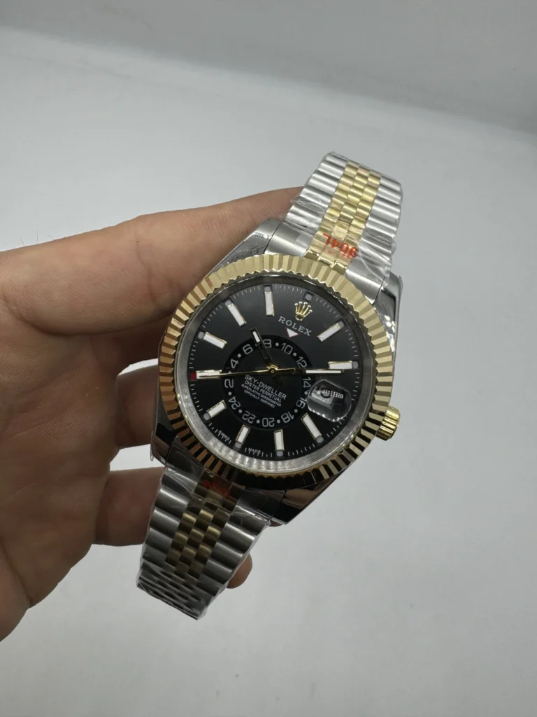 Sky-Dweller 40mm - AÇO COM DOURADO MOSTRADOR PRETO
