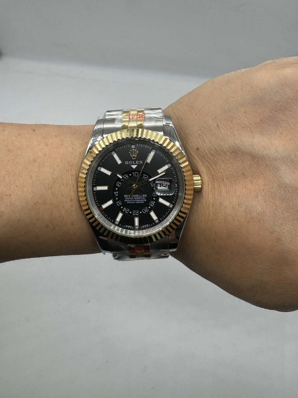 Sky-Dweller 40mm - AÇO COM DOURADO MOSTRADOR PRETO - Imagem 5