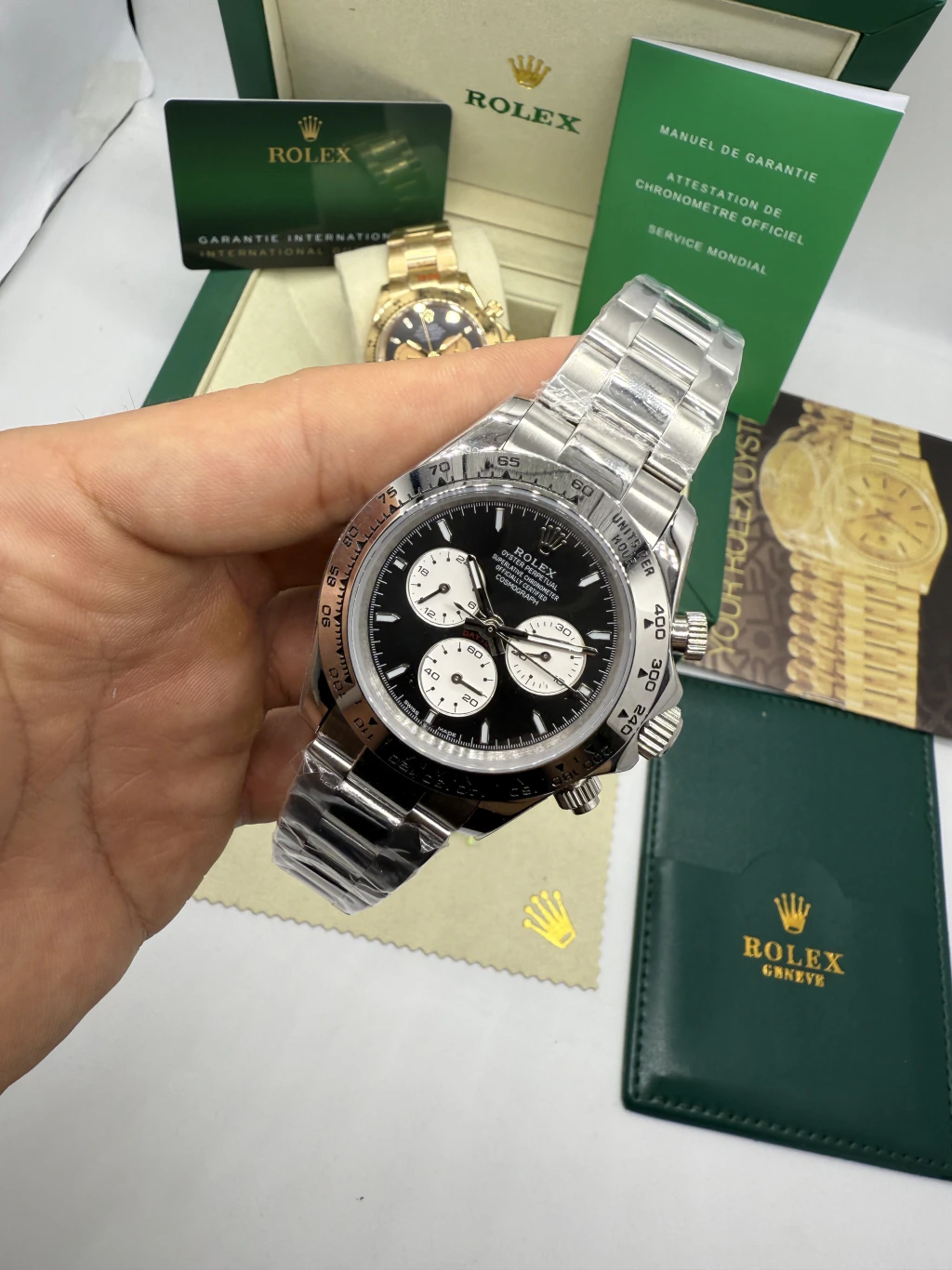 Daytona 40mm - AÇO MOSTRADOR PRETO