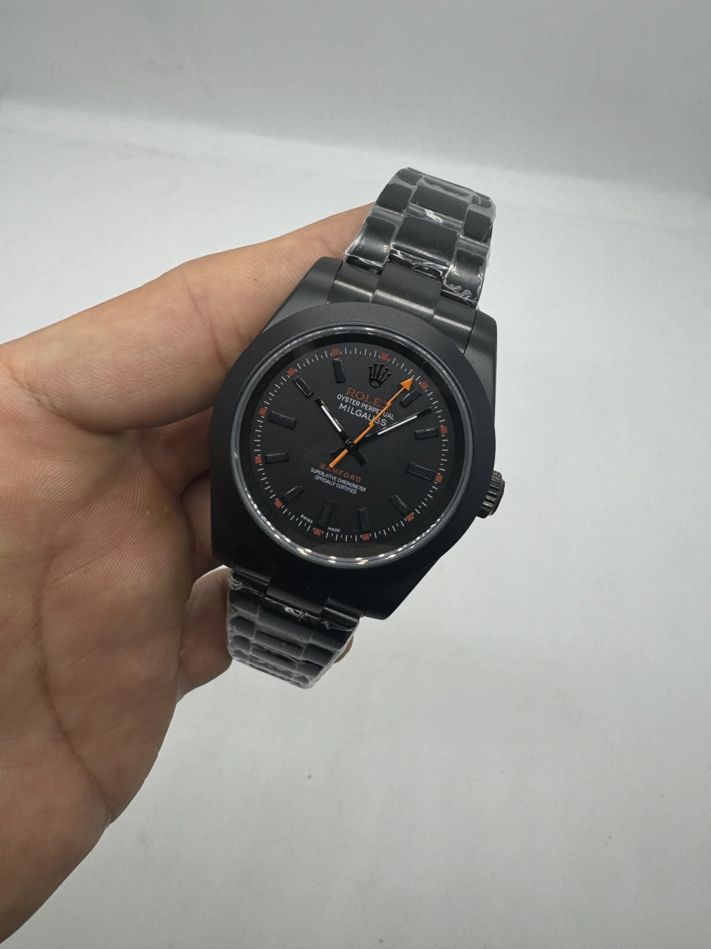 Milgauss Bamford - 40mm - AÇO PRETO MOSTRADOR PRETO