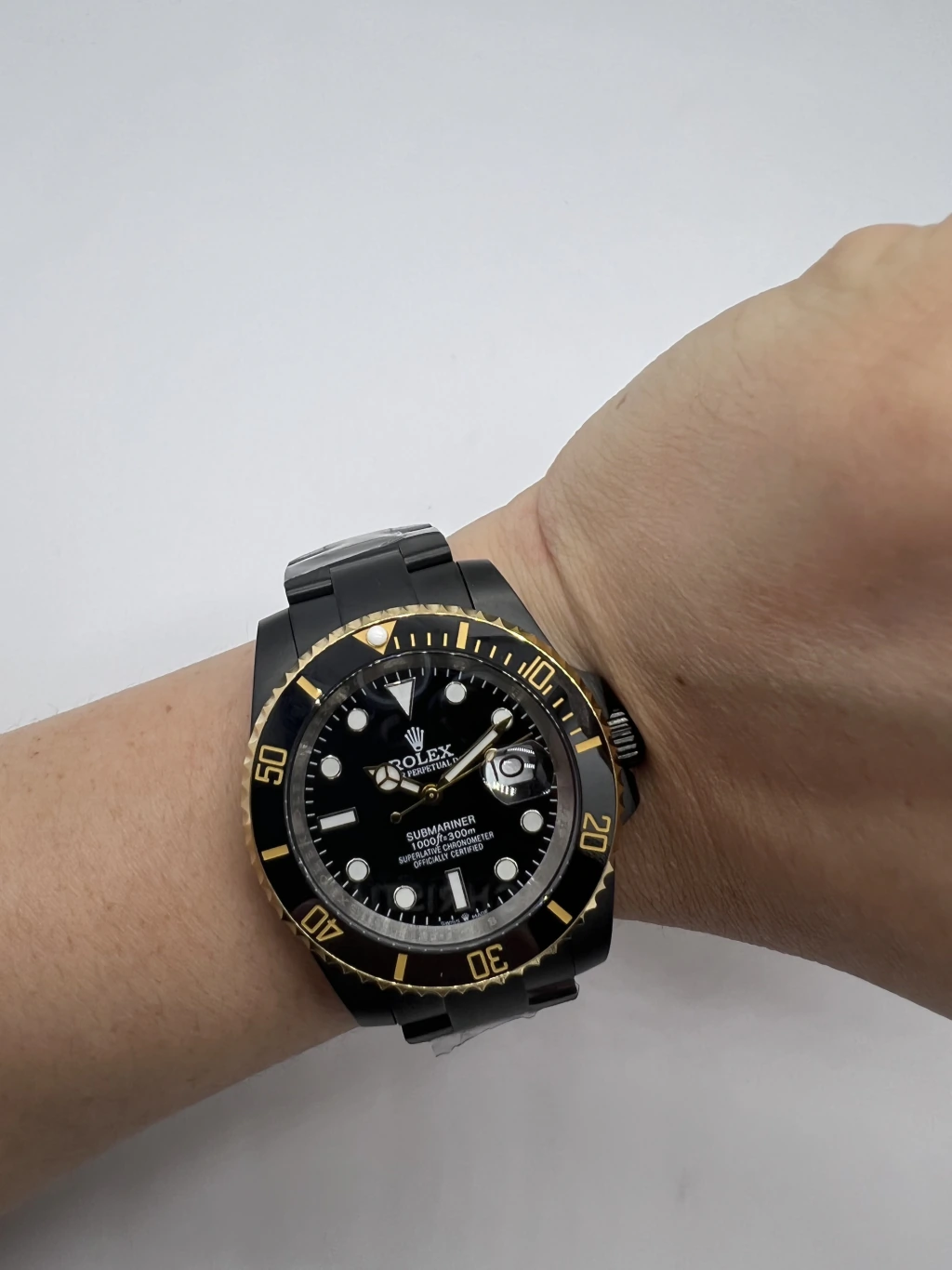 Submariner 40mm - AÇO PRETO MOSTRADOR PRETO - Imagem 5