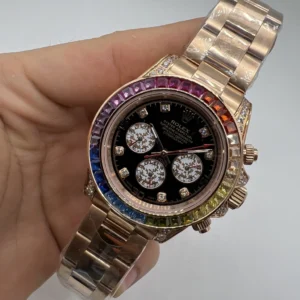 Daytona 40mm - AÇO ROSE MOSTRADOR PRETO
