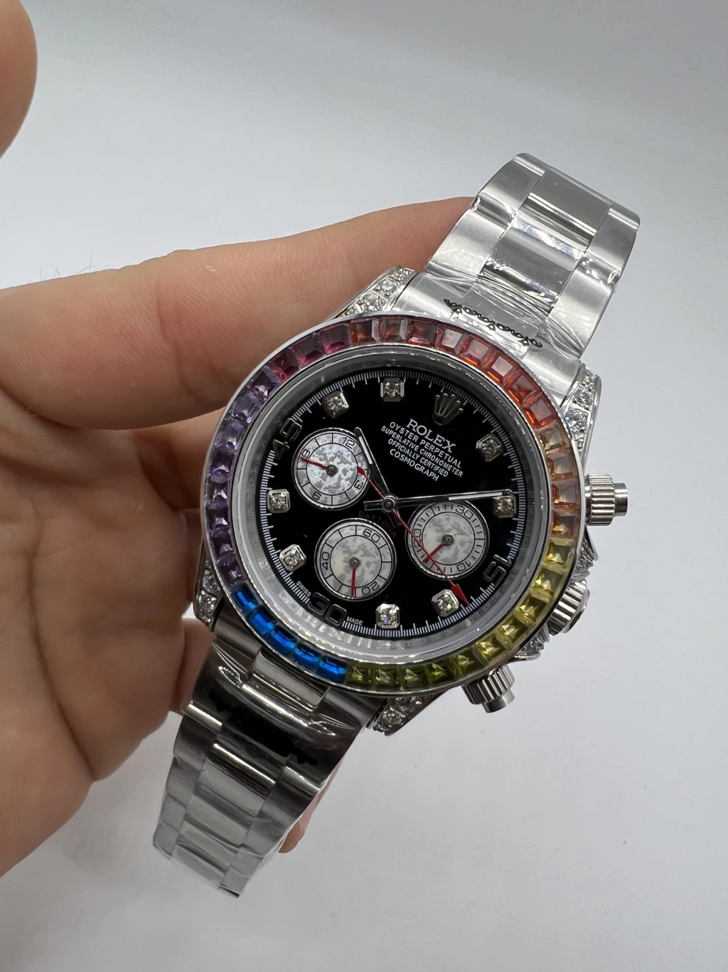 Daytona 40mm - AÇOMOSTRADOR PRETO