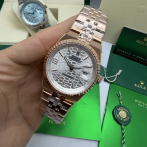 Land-Dweller 40mm - AÇO ROSE MOSTRADOR PRATA