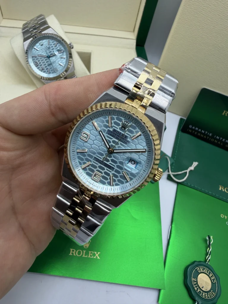 Land-Dweller 40mm - AÇO COM DOURADO MOSTRADOR TIFFANY