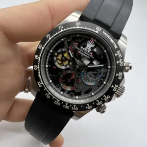 Oyster Perpetual - 40mm -AÇO MOSTRADOR PRETO - SILICONE