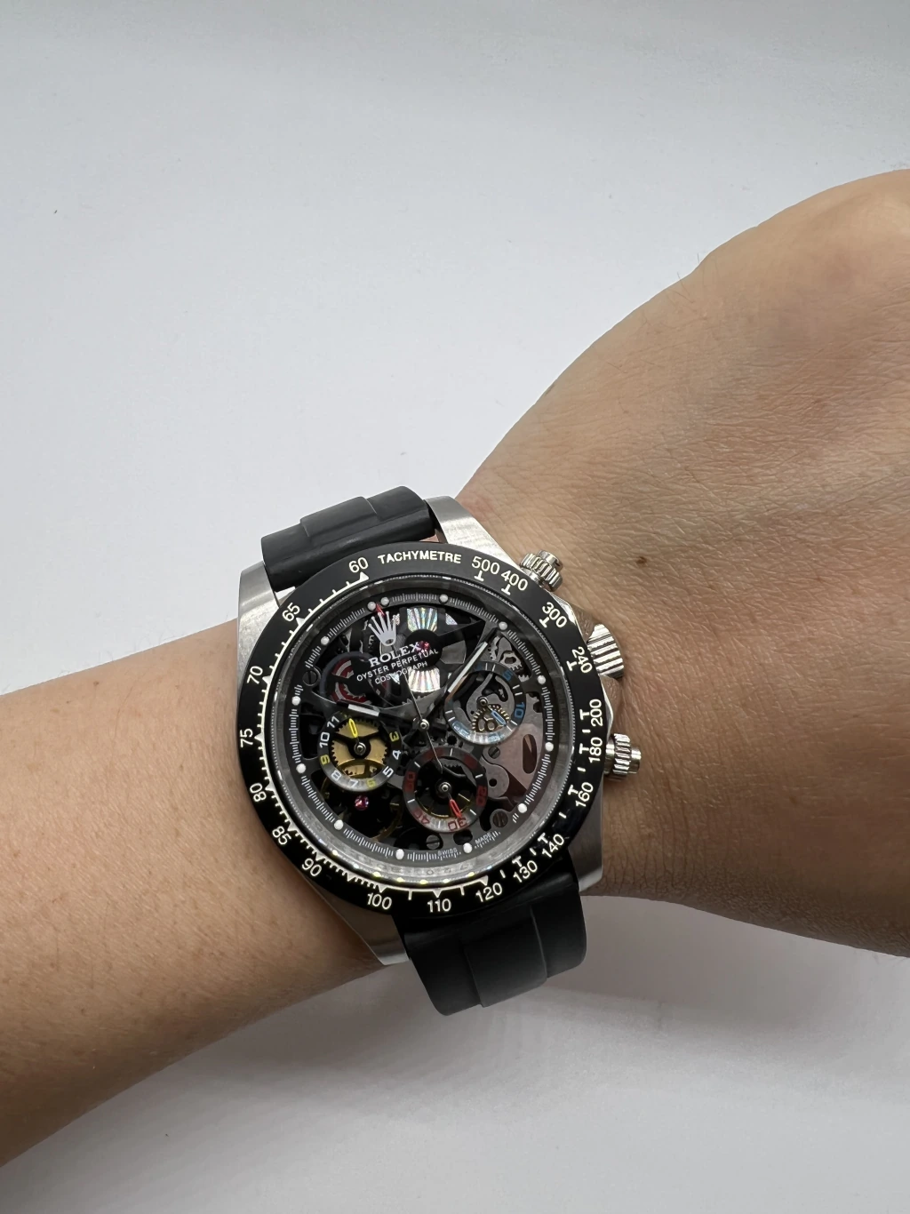 Oyster Perpetual - 40mm -AÇO MOSTRADOR PRETO - SILICONE - Imagem 5