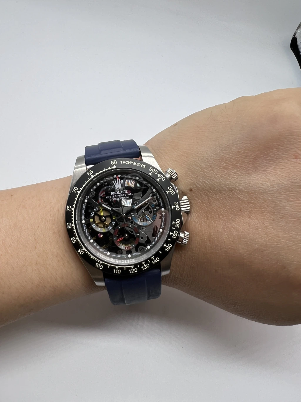 Oyster Perpetual - 40mm - AÇO MOSTRADOR PRETO - SILICONE - Imagem 5