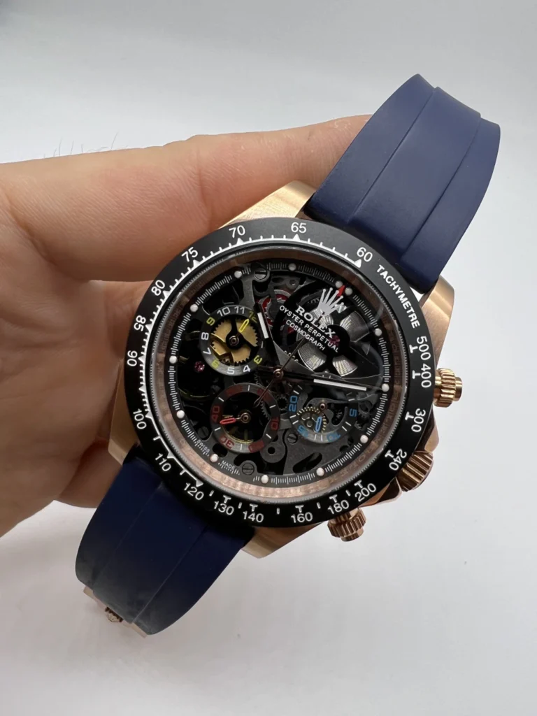 Oyster Perpetual - 40mm - AÇO ROSE MOSTRADOR PRETO - SILICONE