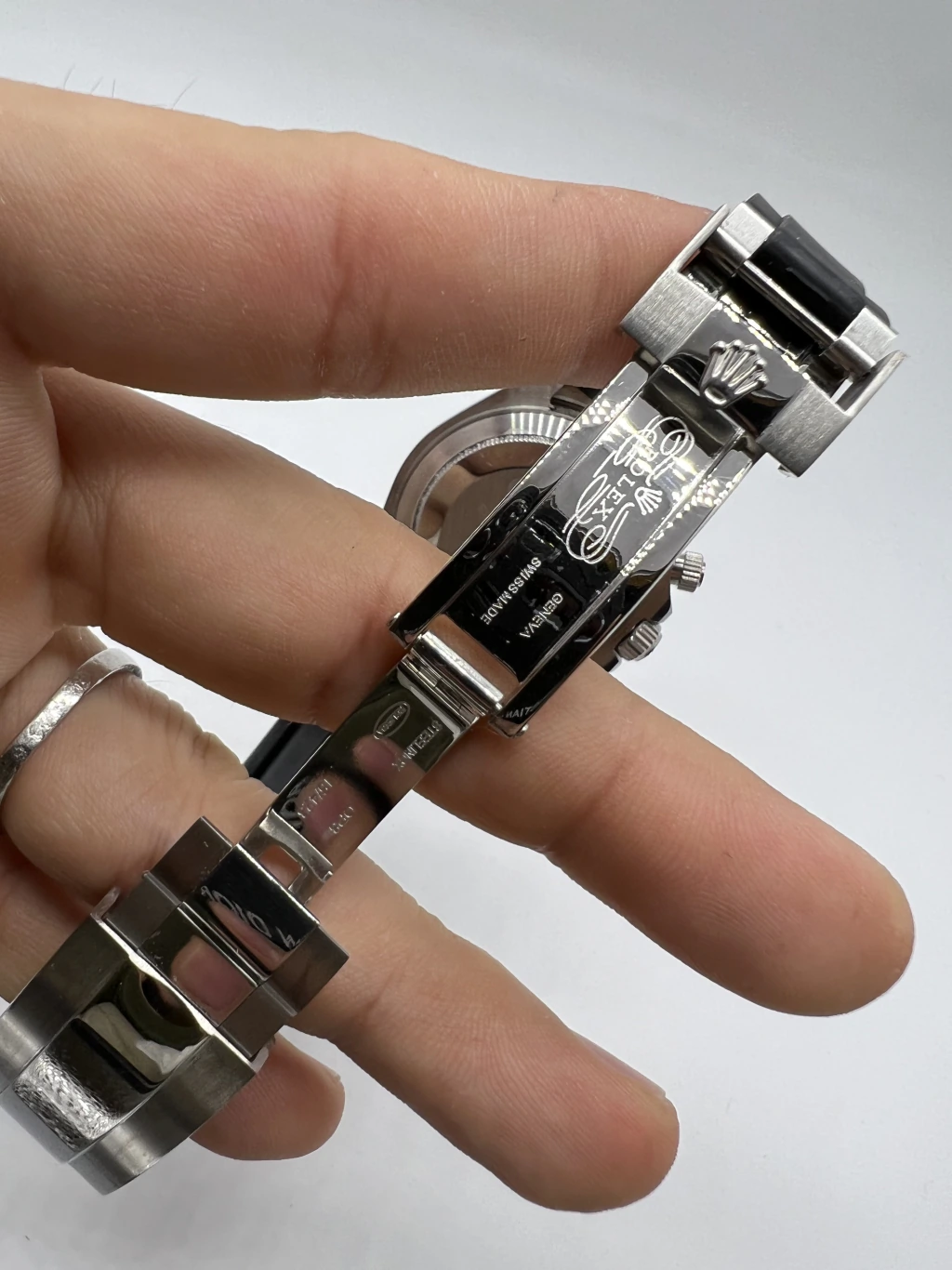 Daytona 40mm - AÇO MOSTRADOR PRETO CRAVEJADO - SILICONE - Imagem 4