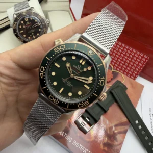 Omega Seamaster 42mm - SUPER CLONE - AÇO MOSTRADOR VERDE