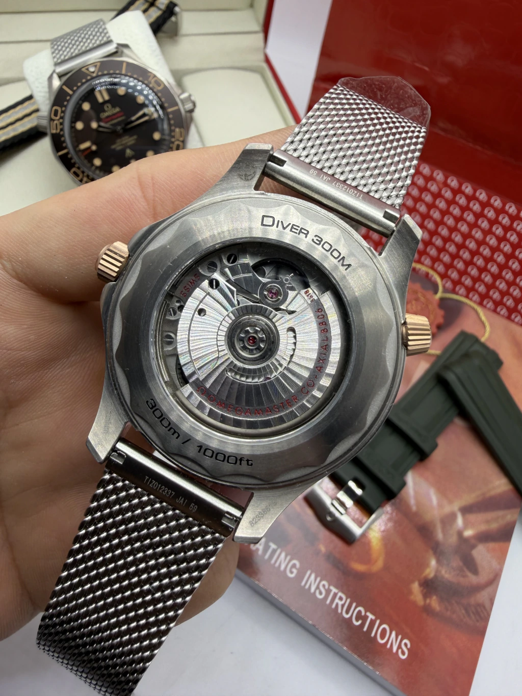 Omega Seamaster 42mm - SUPER CLONE - AÇO MOSTRADOR VERDE - Imagem 3