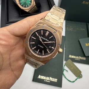 Audemars Piguet Royal Oak 42mm - AÇO ROSE MOSTRADOR PRETO