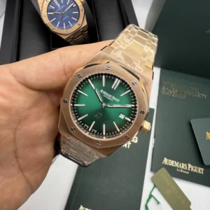 Audemars Piguet Royal Oak 42mm - AÇO ROSE MOSTRADOR VERDE