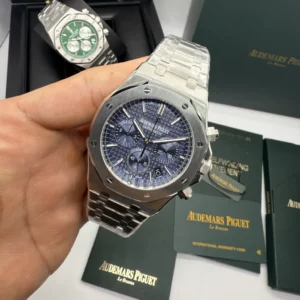 Audemars Piguet Royal Oak 42mm - AÇO MOSTRADOR AZUL