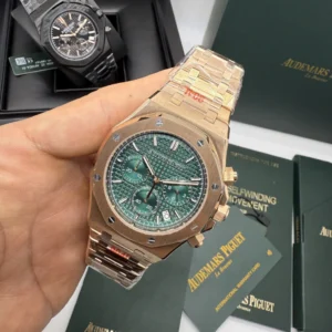Audemars Piguet Royal Oak 42mm - AÇO ROSE MOSTRADOR VERDE