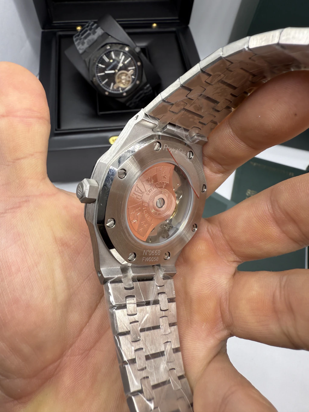 Audemars Piguet Tuorbillon 42mm - AÇO MOSTRADOR PRETO - Imagem 3