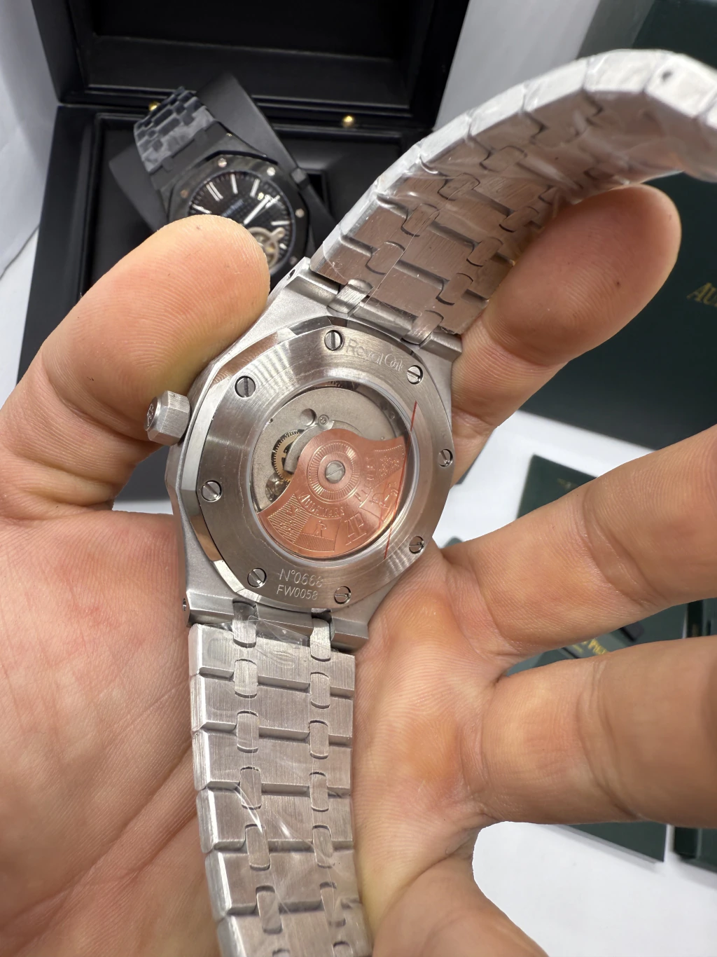 Audemars Piguet Tuorbillon 42mm - AÇO MOSTRADOR AZUL - Imagem 3