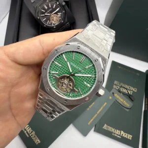 Audemars Piguet Tuorbillon 42mm - AÇO MOSTRADOR VERDE
