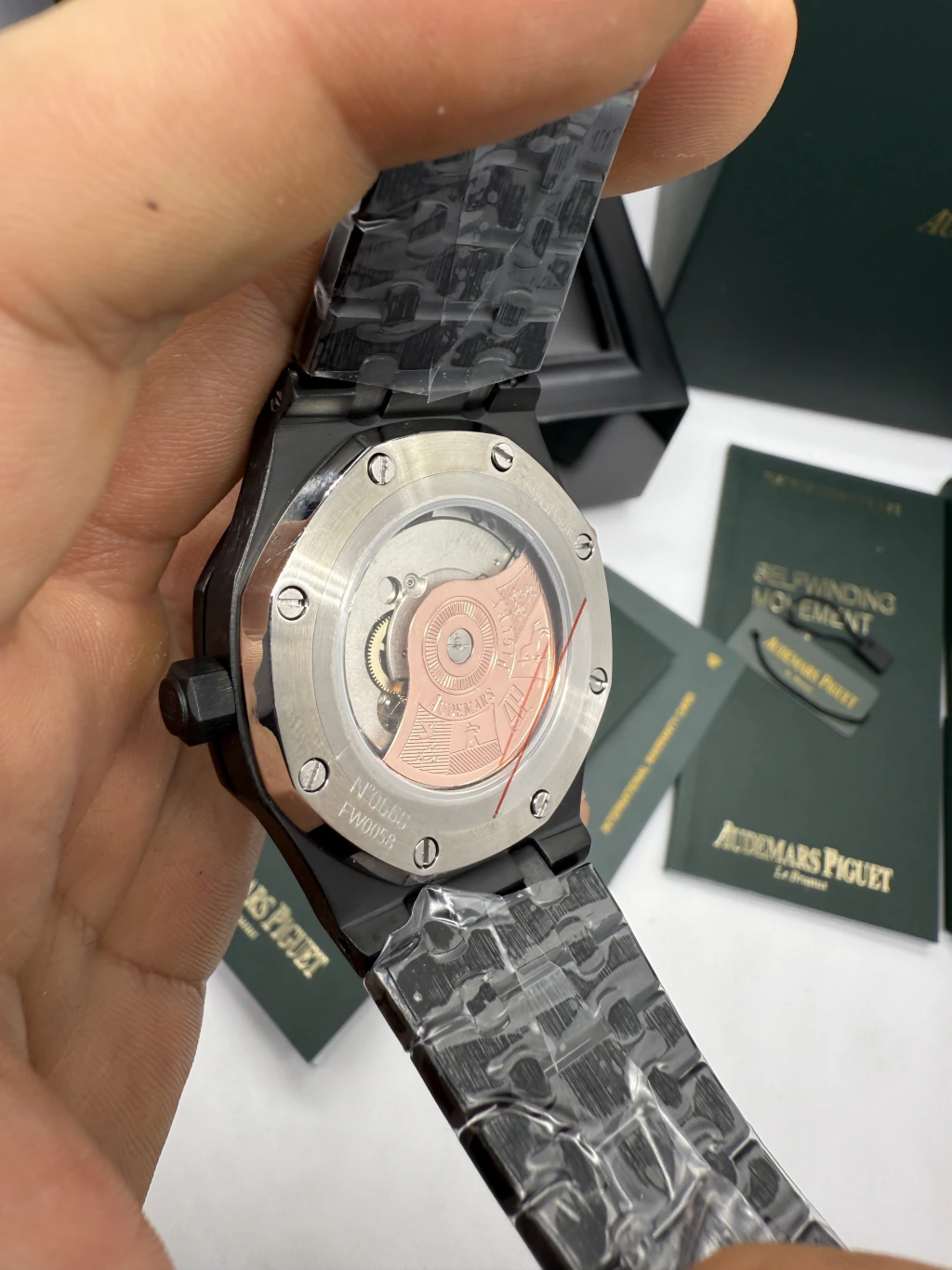 Audemars Piguet Tuorbillon 42mm - AÇO PRETO MOSTRADOR PRETO - Imagem 3