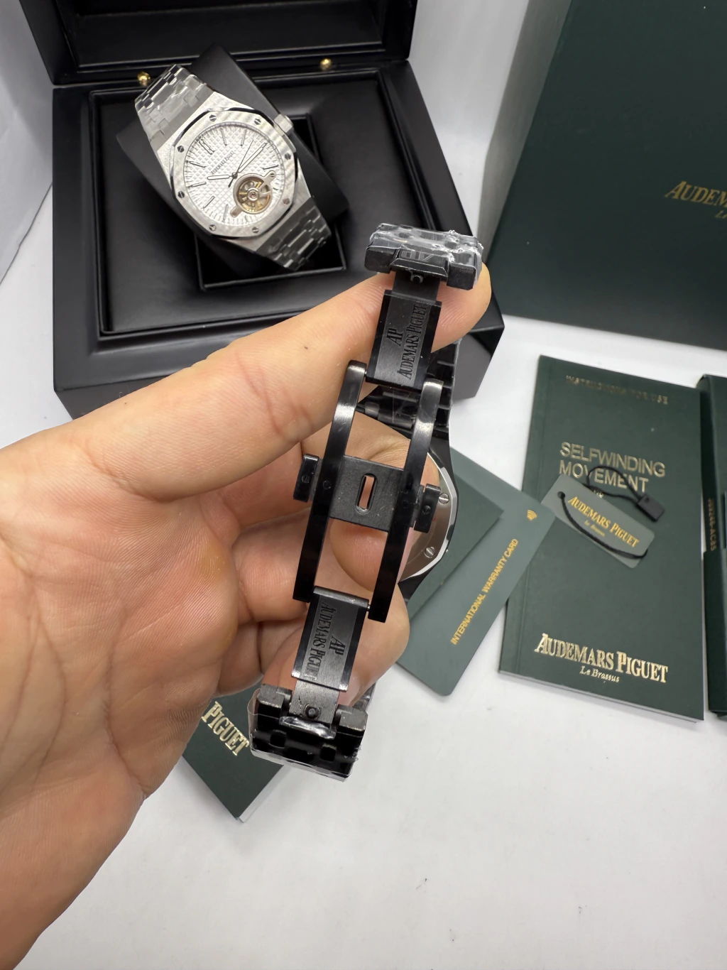Audemars Piguet Tuorbillon 42mm - AÇO PRETO MOSTRADOR PRETO - Imagem 4
