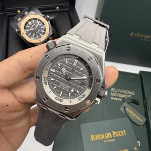 Audemars Piguet Offshore 42mm - AÇO MOSTRADOR CINZA - SILICONE