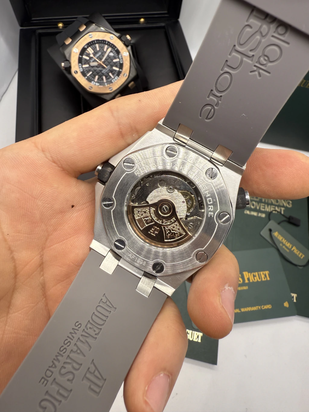 Audemars Piguet Offshore 42mm - AÇO MOSTRADOR CINZA - SILICONE - Imagem 3