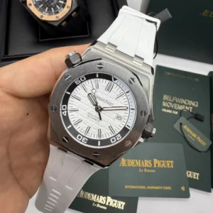 Audemars Piguet Offshore 42mm - AÇO MOSTRADOR BRANCO - SILICONE