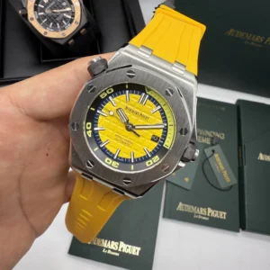 Audemars Piguet Offshore 42mm - AÇO MOSTRADOR AMARELO - SILICONE