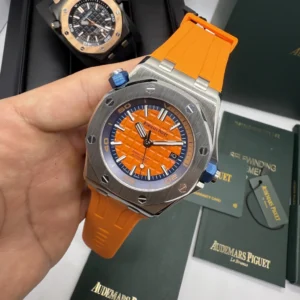 Audemars Piguet Offshore 42mm - AÇO MOSTRADOR LARANJA - SILICONE