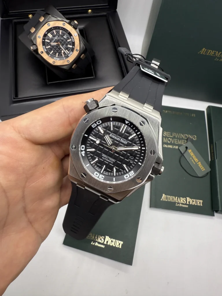 Audemars Piguet Offshore 42mm - AÇO MOSTRADOR PRETO - SILICONE