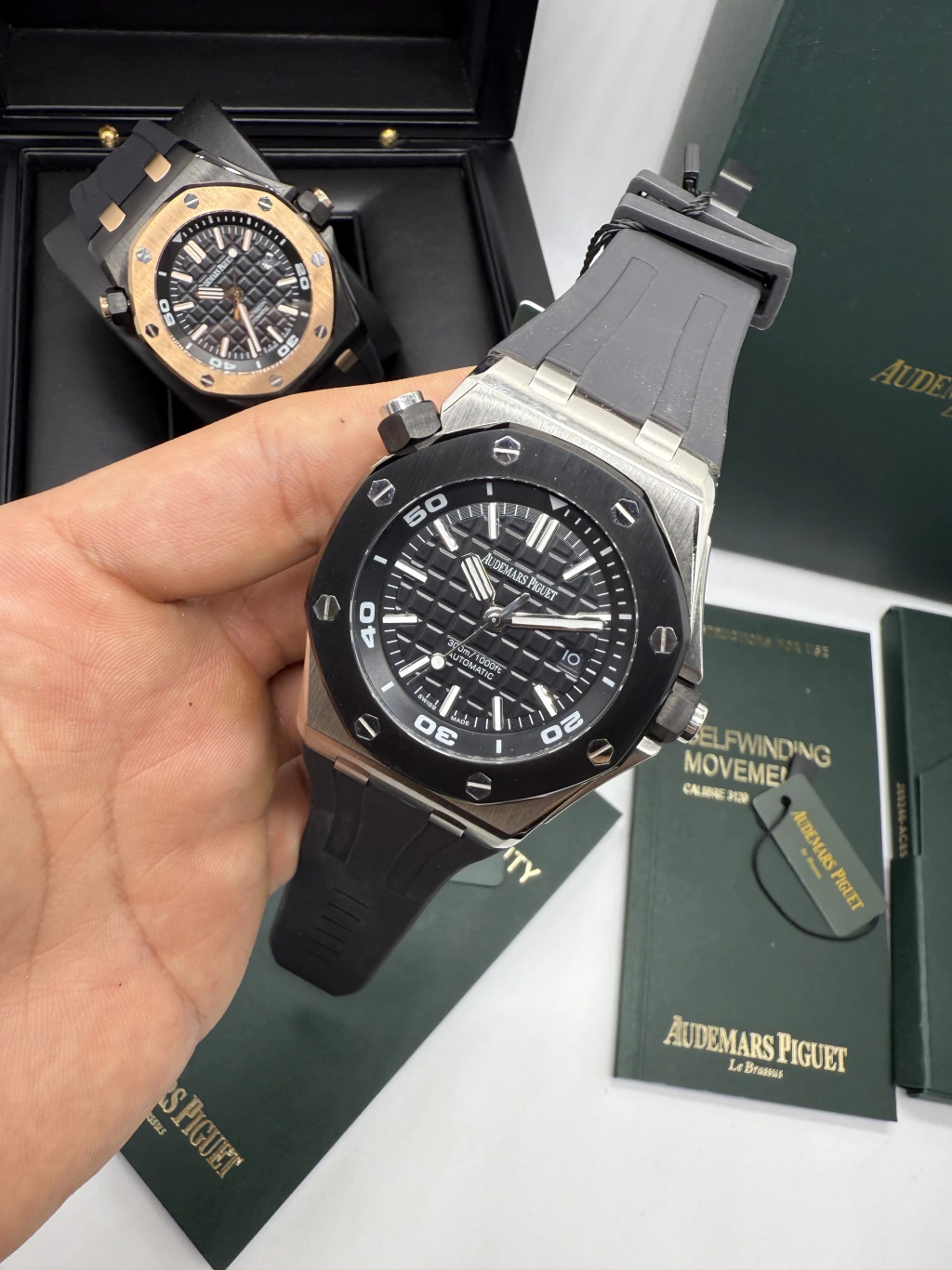 Audemars Piguet Offshore 42mm - AÇO MOSTRADOR PRETO - SILICONE