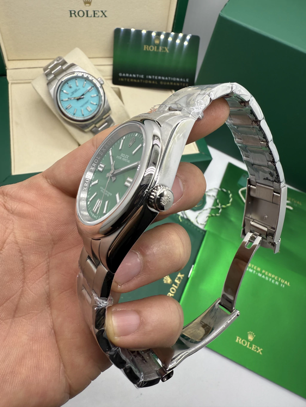 Oyster Perpetual 36mm - AÇO MOSTRADOR VERDE - Imagem 2