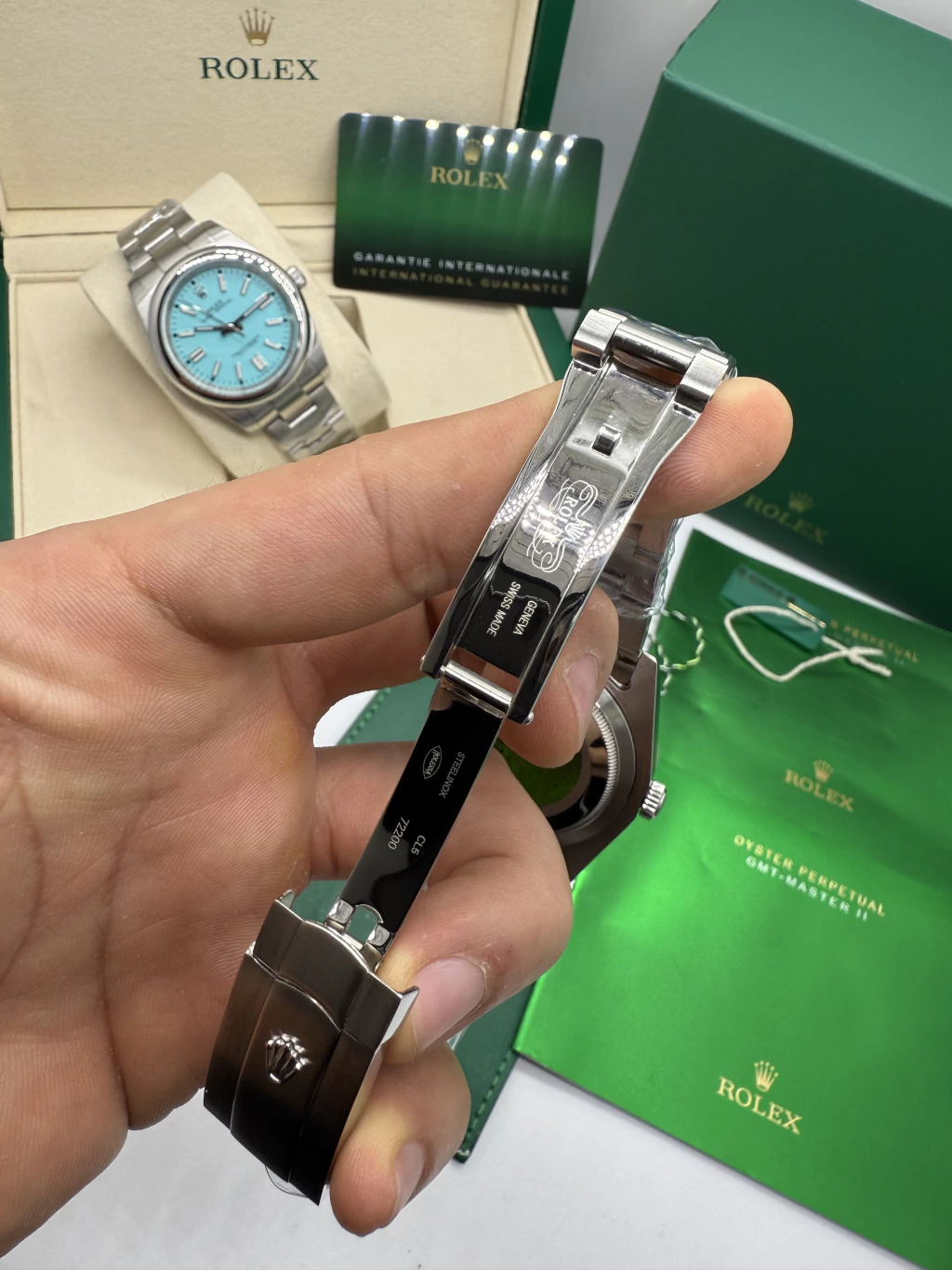 Oyster Perpetual 36mm - AÇO MOSTRADOR VERDE - Imagem 4