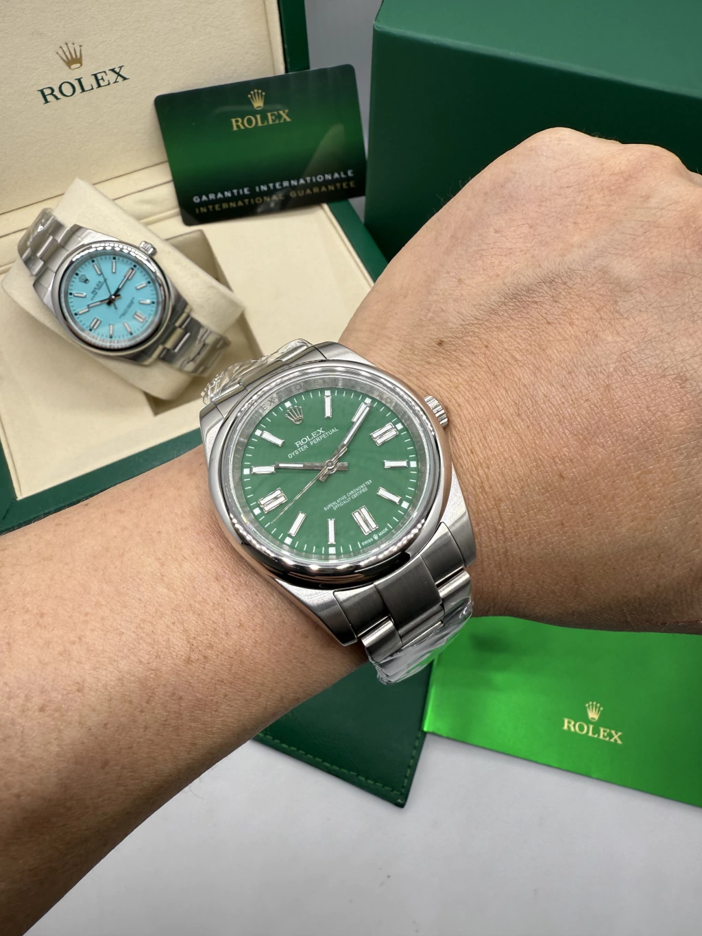 Oyster Perpetual 36mm - AÇO MOSTRADOR VERDE - Imagem 5