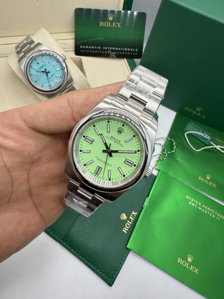 Oyster Perpetual 40mm - AÇO MOSTRADOR PISTACHE