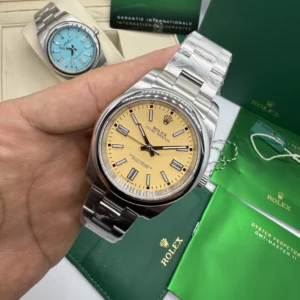Oyster Perpetual 36mm - AÇO MOSTRADOR AMARELO