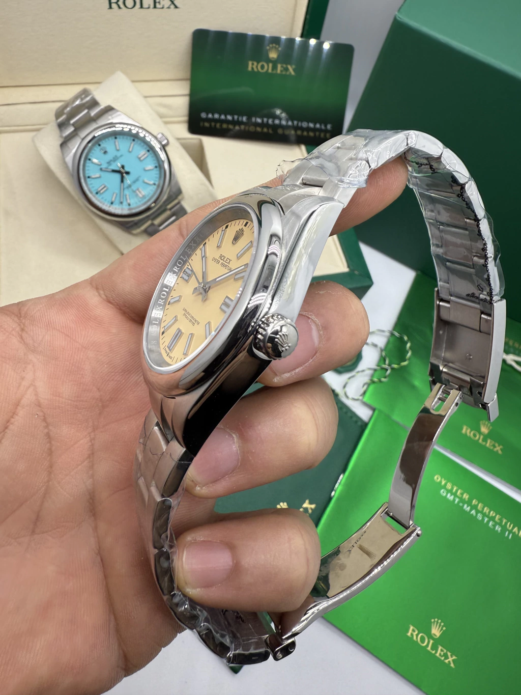 Oyster Perpetual 36mm - AÇO MOSTRADOR AMARELO - Imagem 2