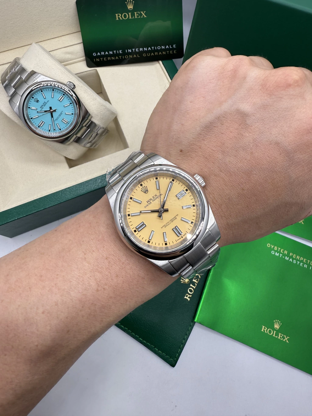 Oyster Perpetual 36mm - AÇO MOSTRADOR AMARELO - Imagem 5