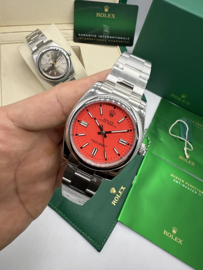 Oyster Perpetual - 36mm - AÇO MOSTRADOR LARANJA