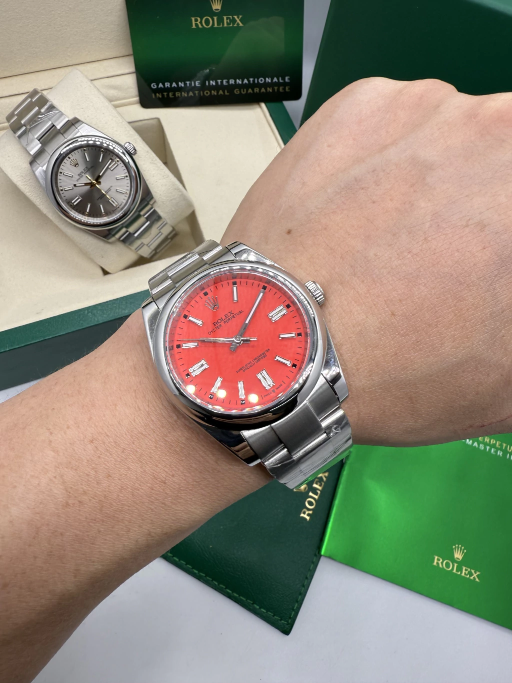Oyster Perpetual - 36mm - AÇO MOSTRADOR LARANJA - Imagem 5