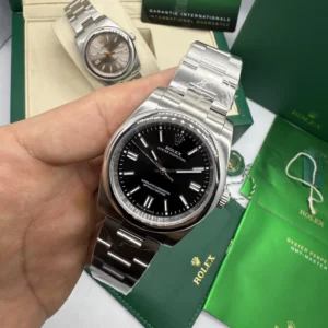 Oyster Perpetual 36mm - AÇO MOSTRADOR PRETO