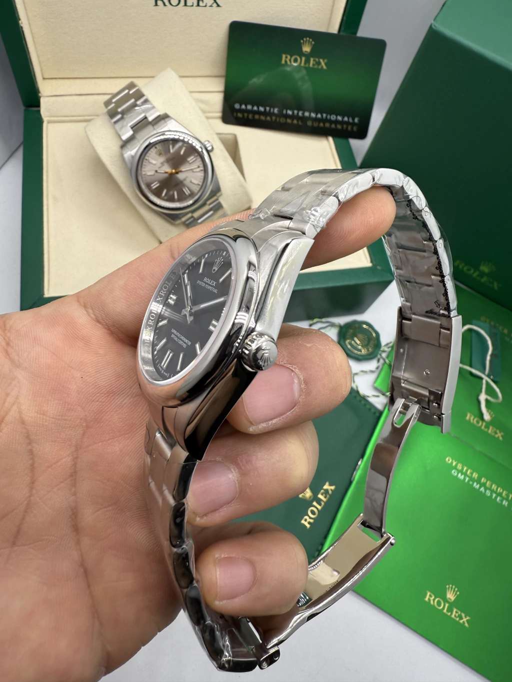 Oyster Perpetual 36mm - AÇO MOSTRADOR PRETO - Imagem 2