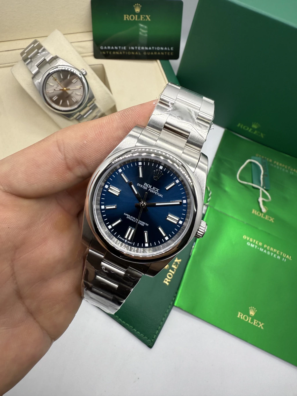 Oyster Perpetual 40mm - AÇO MOSTRADOR AZUL