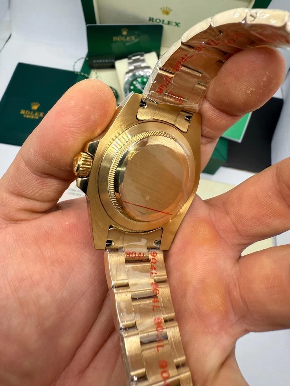 Submariner 40mm - AÇO DOURADO MOSTRADOR PRETO - Imagem 4