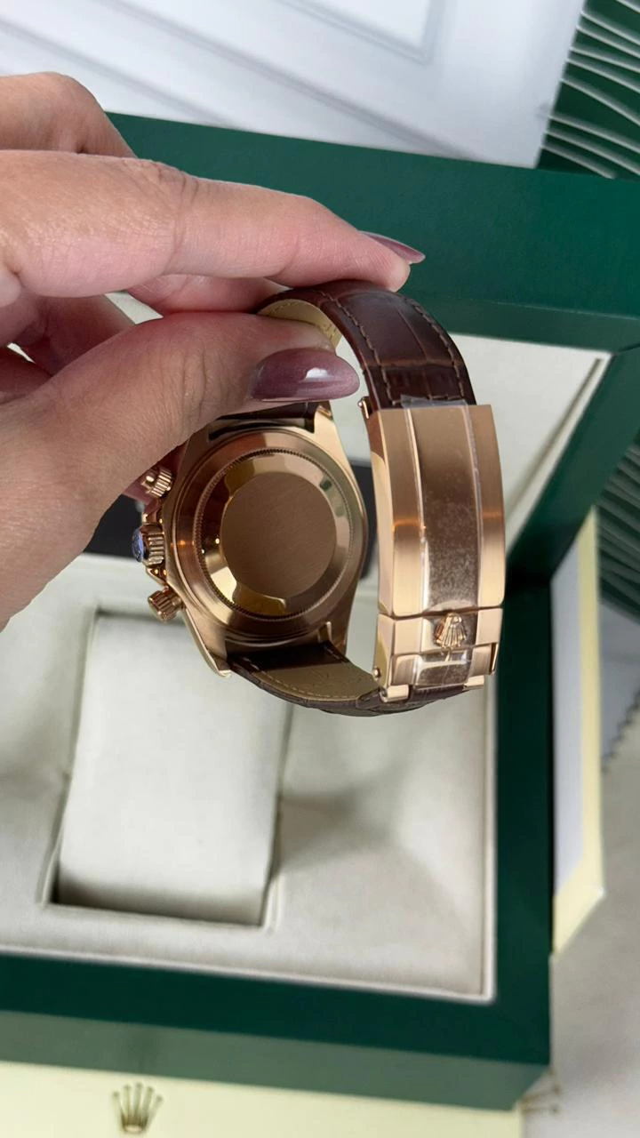 Daytona 40mm - AÇO ROSE MOSTRADOR MARROM - COURO - Imagem 3