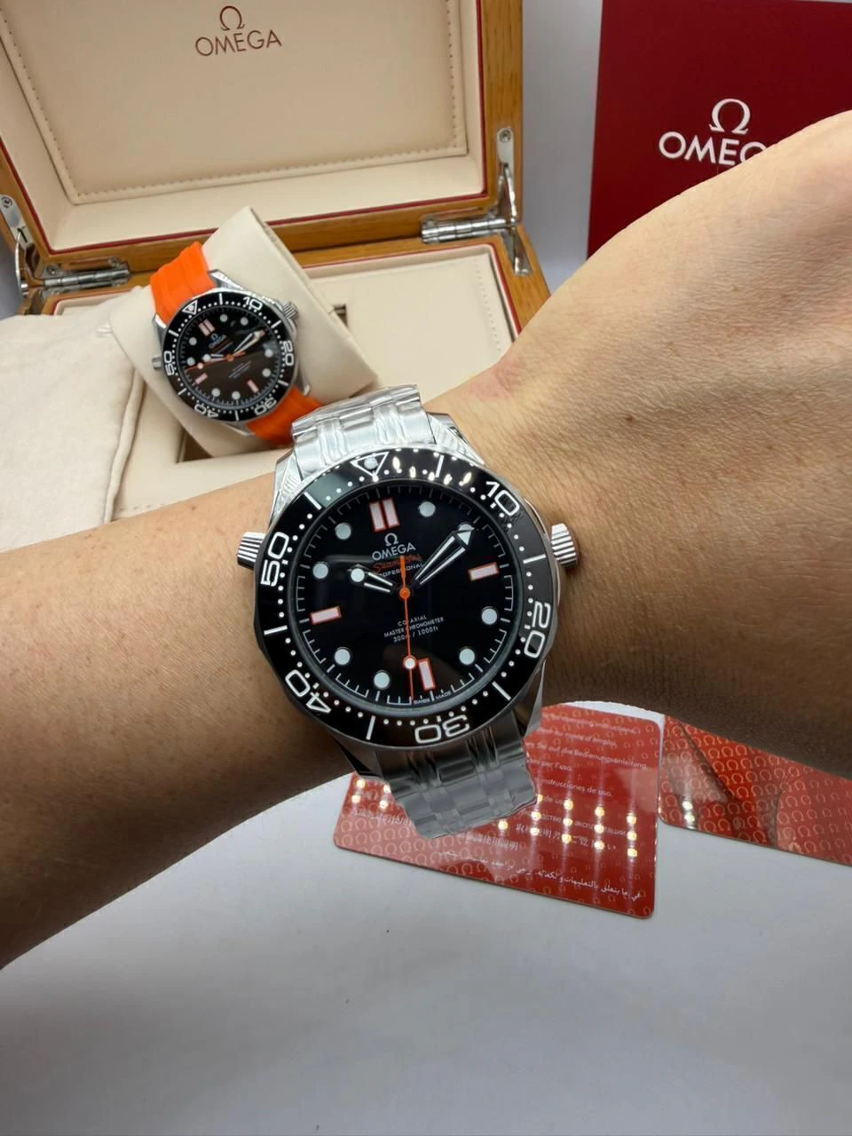 Omega Seamaster 42mm - AÇO MOSTRADOR PRETO - Imagem 3