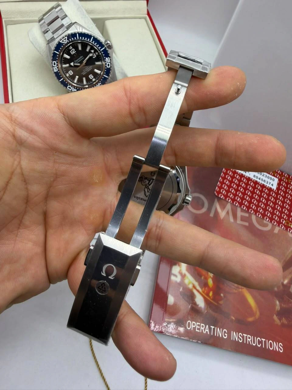 Omega Seamaster Planet Ocean 42mm - SUPER CLONE - AÇO MOSTRADOR PRETO - Imagem 5